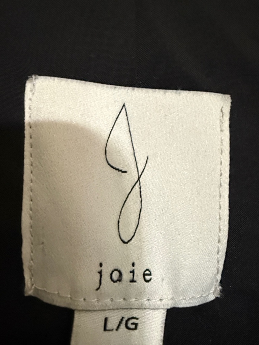 Joie Black Double-Breasted Blazer Jacket women L casual office lagenlook y2k - Picture 2 of 8